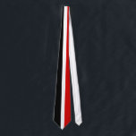 Corbata Hombre Rojo Negro Blanco Raya<br><div class="desc">Corbata Hombre Rojo Negro Blanco Raya</div>