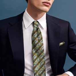 Corbata Hombres de la era victoriana de la nieve floral