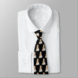 Corbata Hombres De Nieve De Vacaciones En Negro