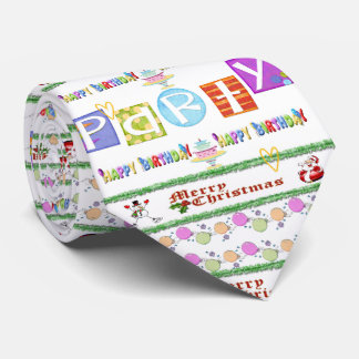Corbata Hombres Diseñador ata Feliz Cumpleaños Navidad