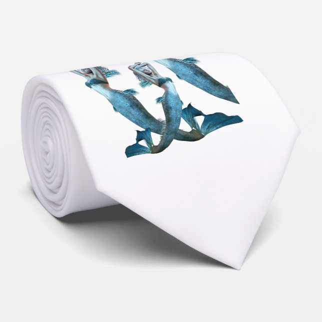 Corbata Hombres diseñadores de sirenas (Enrollado)