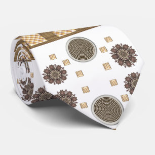 Corbata Hombres Diseñadores Ties Brown