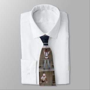 Corbata Hombres en el andamio