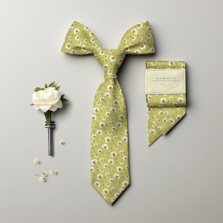 Corbata Hombres floridos de estilo Art Nouveau de Mucha Li