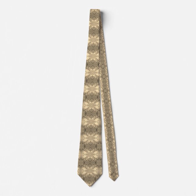 Corbata Hombres Necktie Gold Gingko leaf (Anverso)