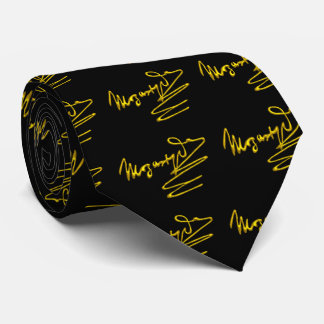 Corbata HOMENAJE A MOZART Gold Signature De Compositor, Ne