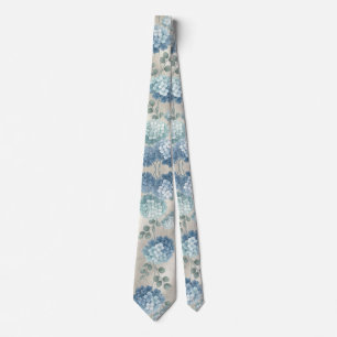 Corbata Hortensia Azul Suave