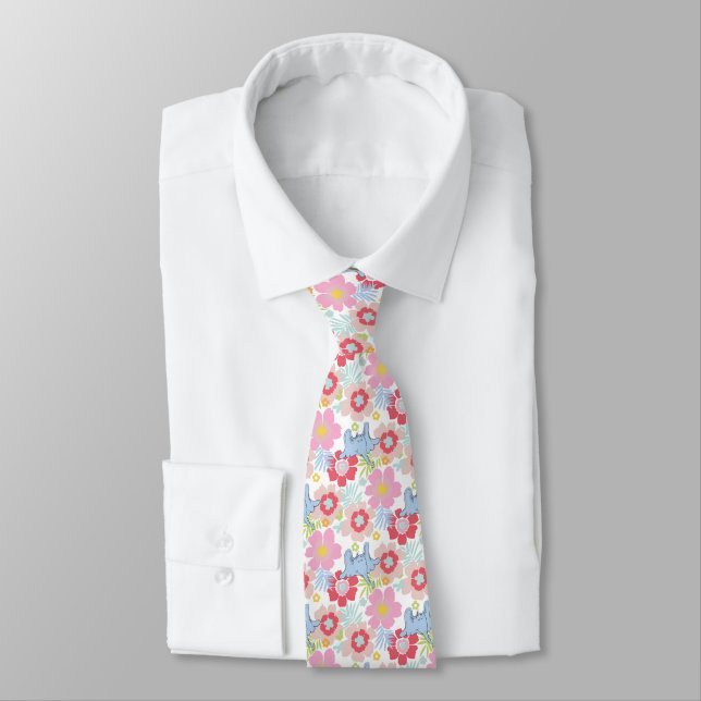 Corbata Horton oye a Quién | Patrón de flores pastel (Atado)