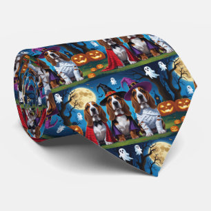 Corbata Hound Hound Dogs Pumpkin Halloween Funny