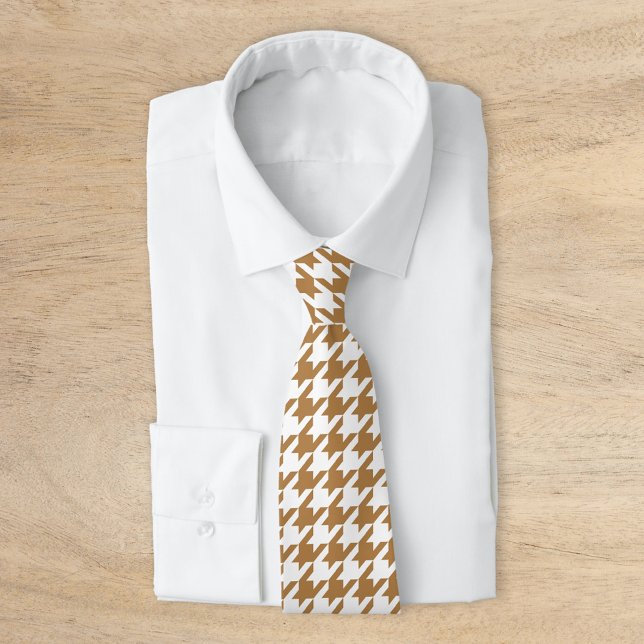 Corbata Houndstoth Gold y White Classic (Subido por el creador)