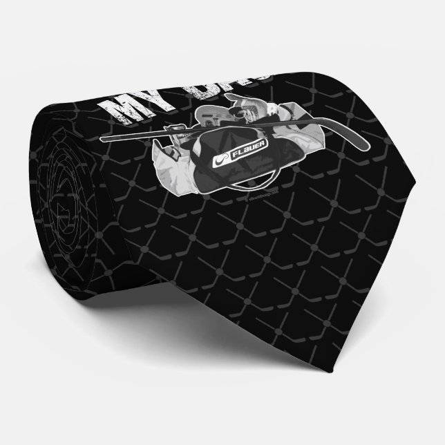 Corbata Huele mi bolsa (Stench de hockey) (Enrollado)