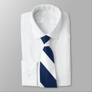 Corbata Huelga de la Universidad Azul y Blanco Oscuro