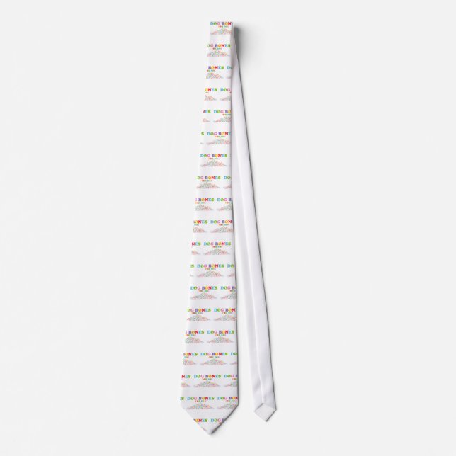 Corbata Huesos de perro para perro (Anverso)