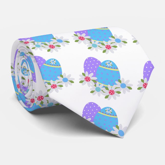 Corbata Huevo de Pascua de la diversión con los huevos (Enrollado)