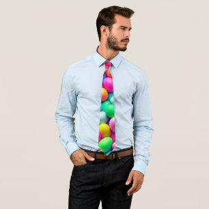 Corbata Huevo de Pascua/Primavera de colores vivos