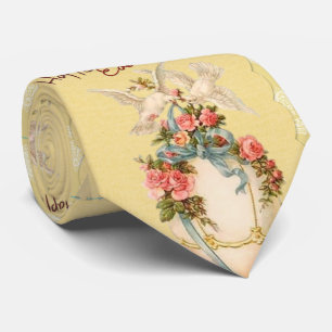 Corbata Huevo de Pascua y primavera vintage