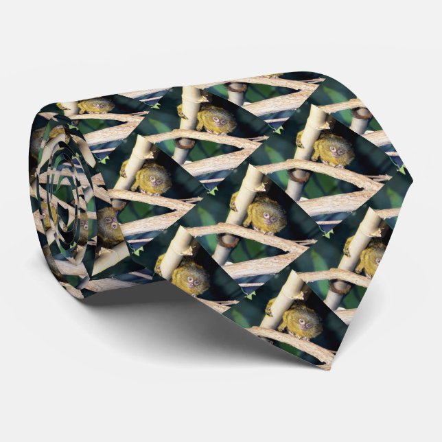 Corbata Hugger de árbol de marmoset pigmeo, cordón de cuel (Enrollado)