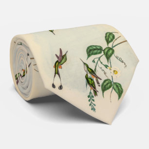 Corbata Hummingbirds por la cosecha de vintage por John Go