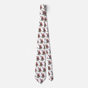 Corbata Humor Antiguo, Cerdo Feliz Bailando