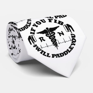 Corbata Humor de la enfermera Médico PADDLE