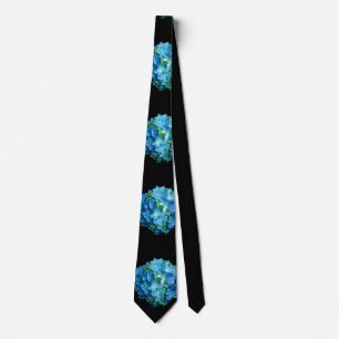 Corbata Hydrangea azul