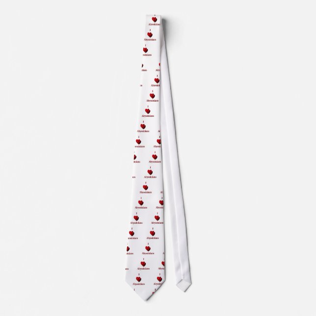 Corbata I Heart Abyssinias (Anverso)
