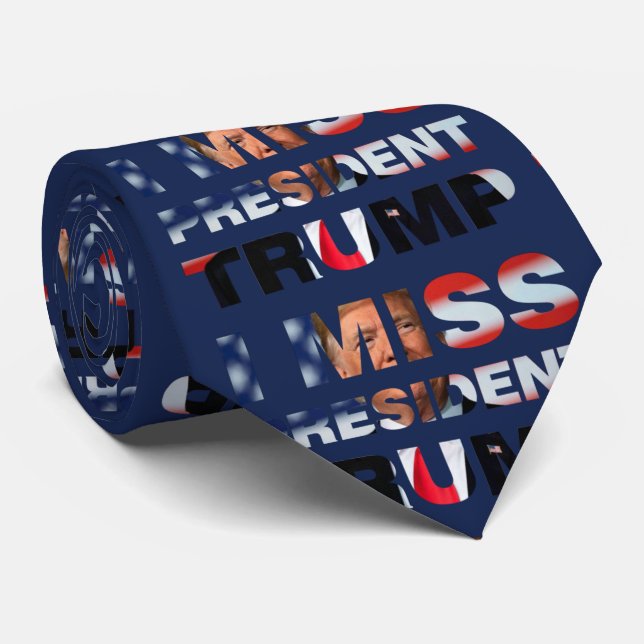 Corbata I Miss President Trump (Enrollado)