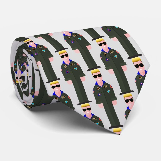 Corbata Iceman – 80s Icon Pattern Tie (Enrollado)