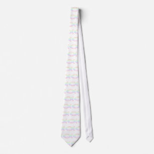 Corbata Ichthus - símbolo cristiano de los pescados - el