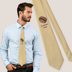 Corbata Icono de grano de café