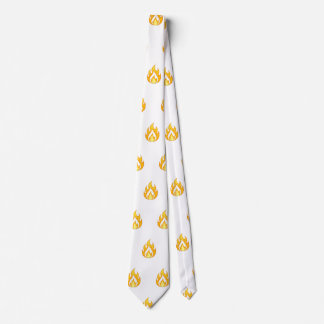 Corbata Icono de llama de fuego minimalista Gráfico estéti