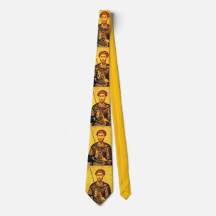 Corbata icono ortodoxo de San Teodoro Tiron