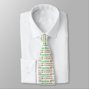 Corbata Iconos de Navidades AF festivos