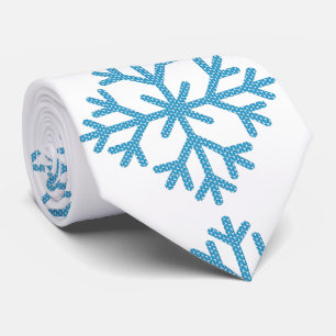 Corbata Icy Blue Snowflake Thunder_Cove