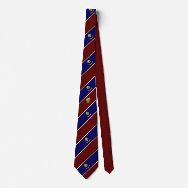 Corbata Idaho raya la bandera (Anverso)