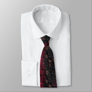 Corbata Ideas de regalos de boda con estampado de cocodril