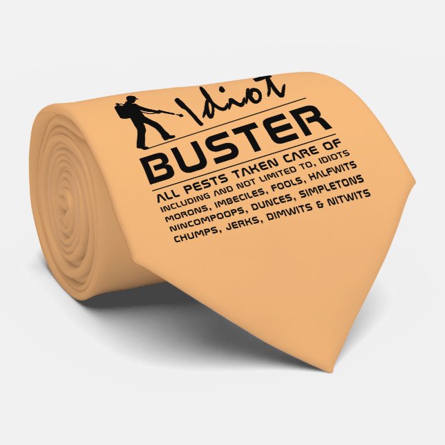 Corbata Idiot Buster (Enrollado)