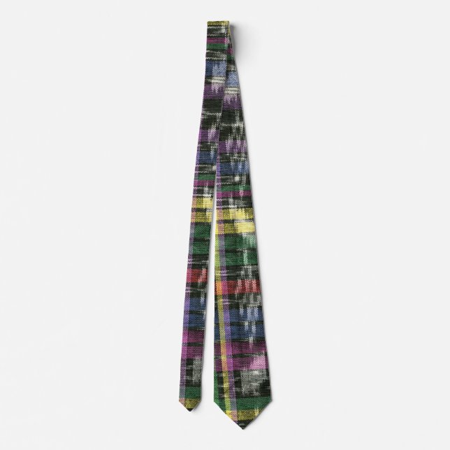 Corbata Ikat multicolor (Reverso)