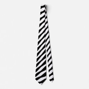 Corbata Ilusión geométrica negra + tu color de elección