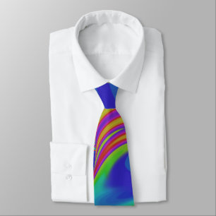 Corbata ilusión óptica colorida