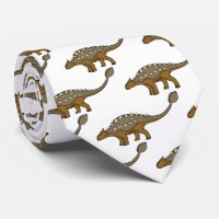 Ilustracion de dinosaurios blindados de Ankylosaur