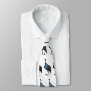 Corbata Ilustracion de personalizado de aves silvestres 