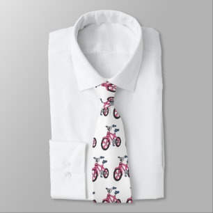 Corbata Ilustracion de personalizado de bicicleta de niños