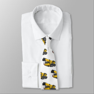 Corbata Ilustracion de personalizado de camiones Crane