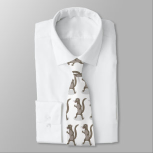 Corbata Ilustracion de personalizado de mongosis suave