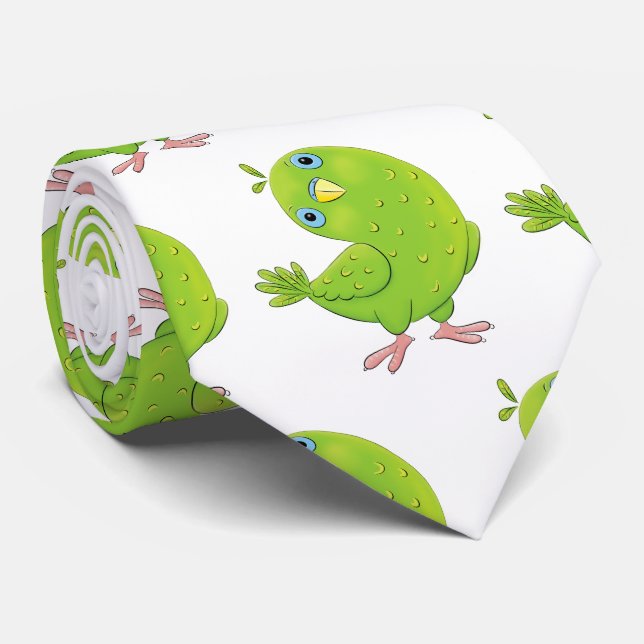 Corbata Ilustracion de personalizado de paracaídas verde l (Enrollado)