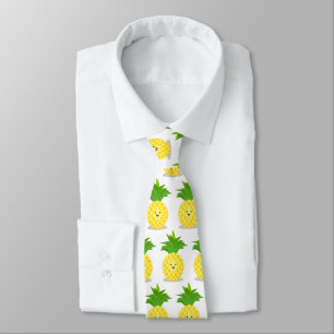 Corbata Ilustracion de personalizado de piña cuta