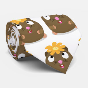 Corbata Ilustracion de personalizado feliz de conejillo de