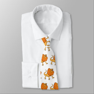 Corbata ilustracion de personalizado naranja