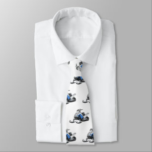Corbata Ilustracion de personalizado para motos de nieve